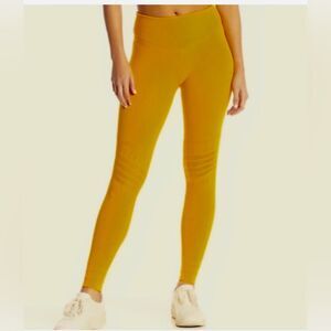 Free People Movement Gone Adrift Leggings | Chartreuse | Full Length | Size XS